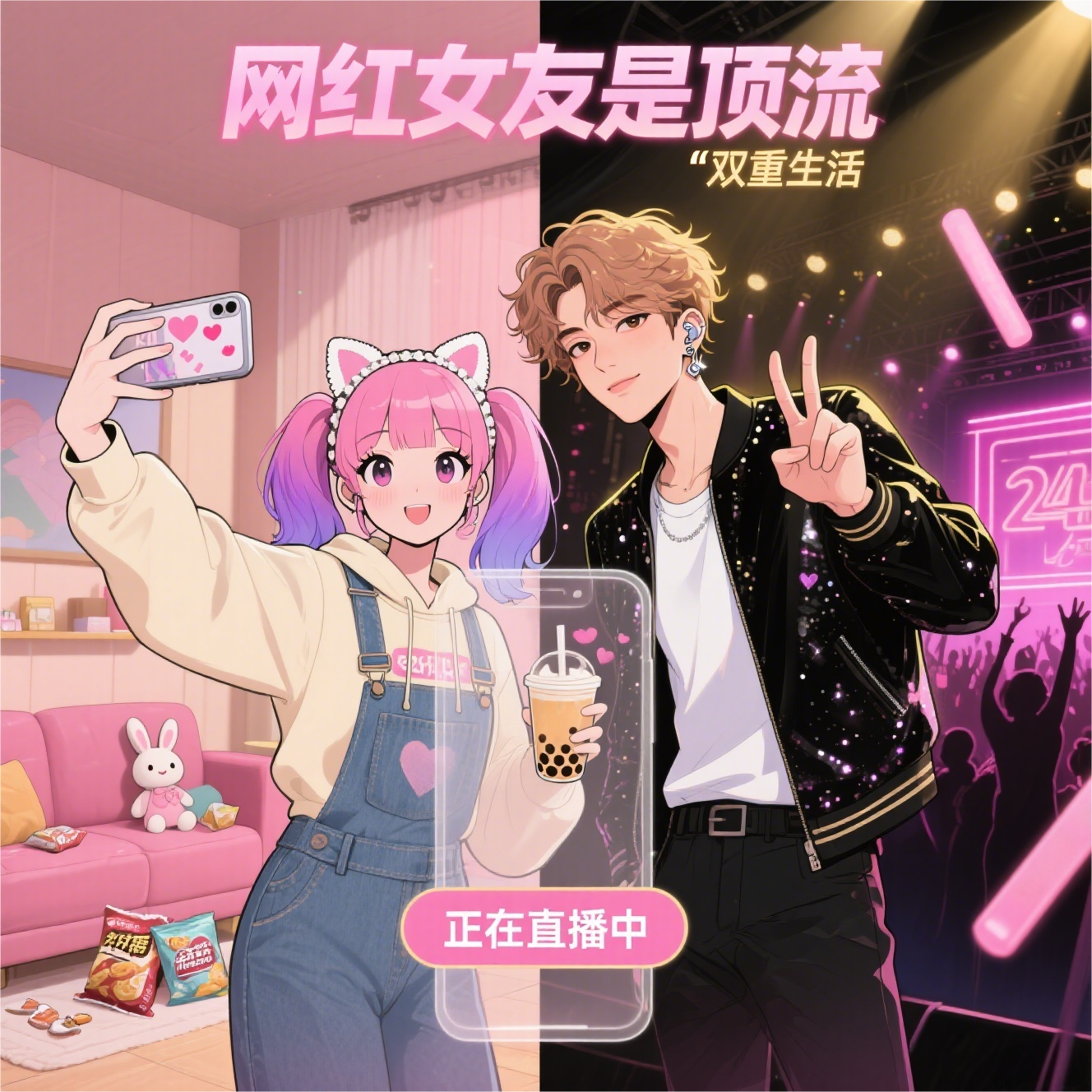 《网红女友是顶流》
