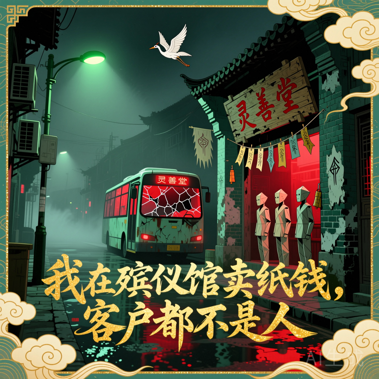 我在殡仪馆卖纸钱，客户都不是人#灵异