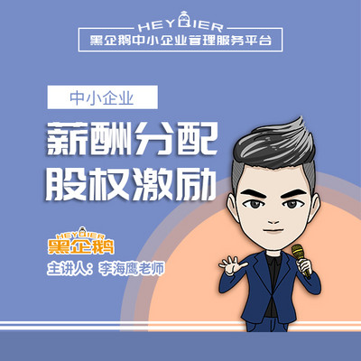 李海鹰:中小企业股权激励全维度《薪酬二》 李海鹰:中小企业股权激励全维度《薪酬二》
