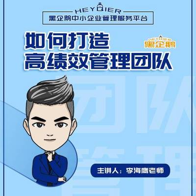 李海鹰:打造高绩效管理团队《一》 李海鹰:打造高绩效管理团队《一》
