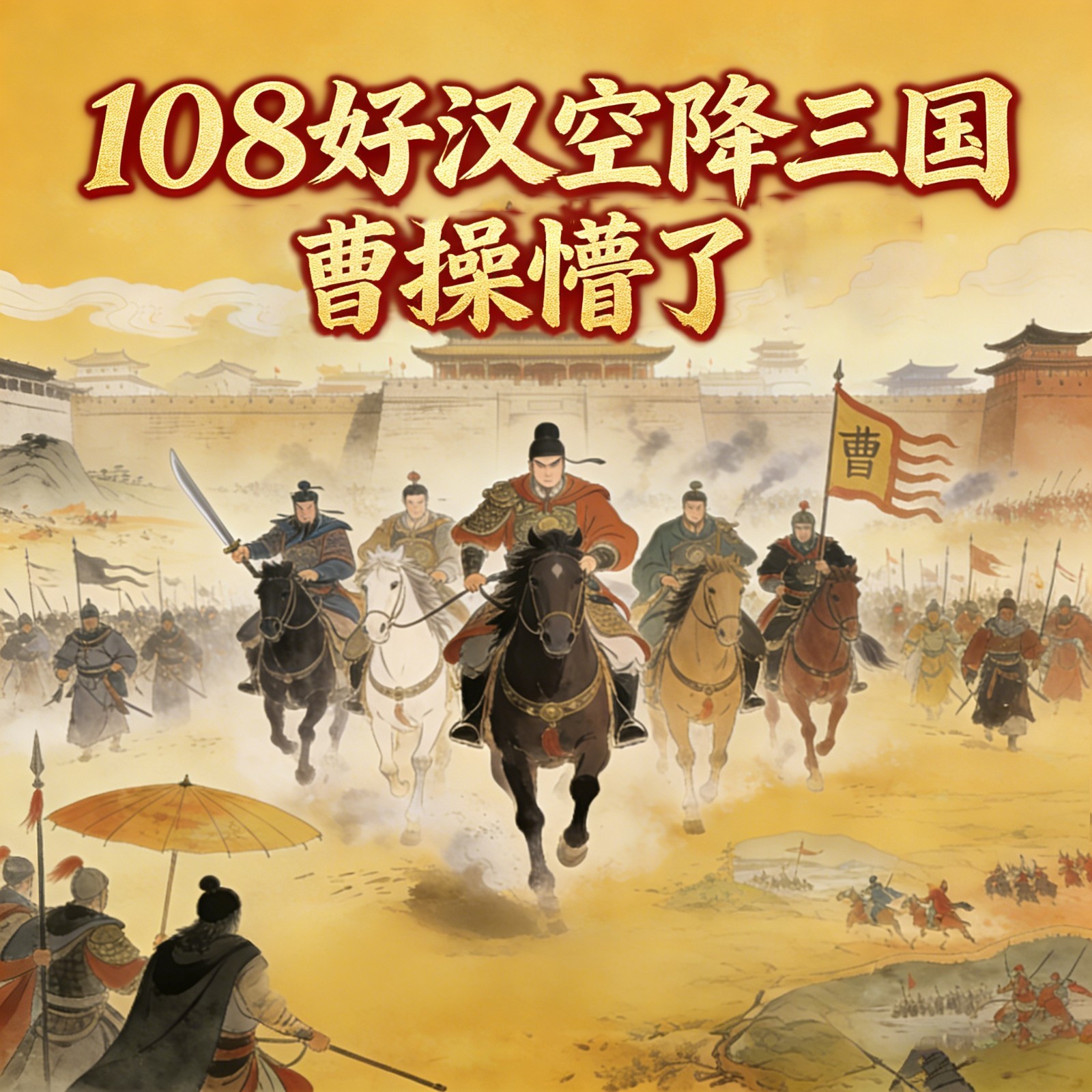 108好汉空降三国，曹操懵了