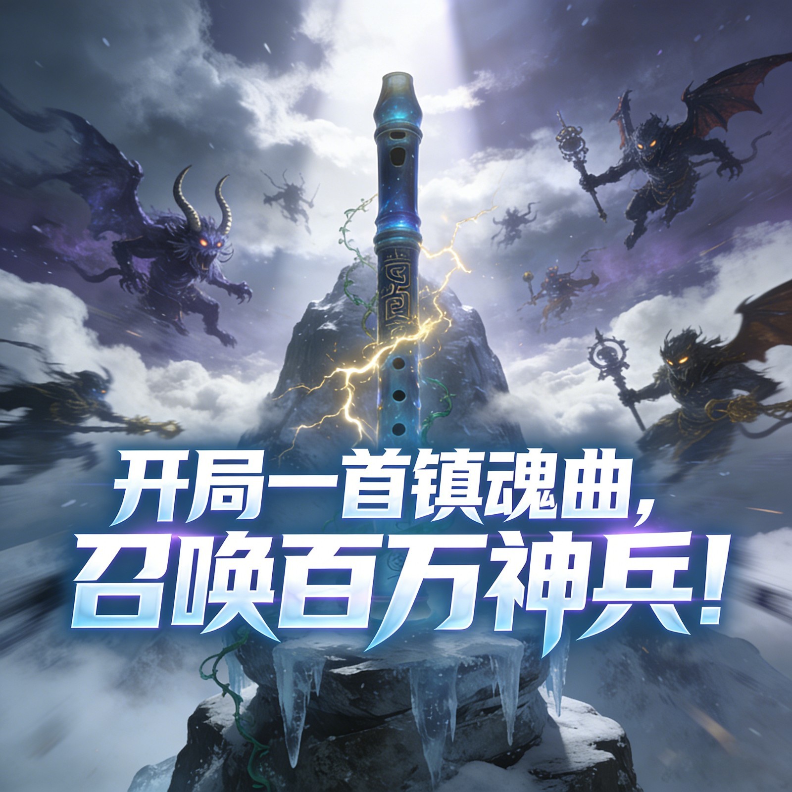 开局一首镇魂曲，召唤百万神兵！女强爽文