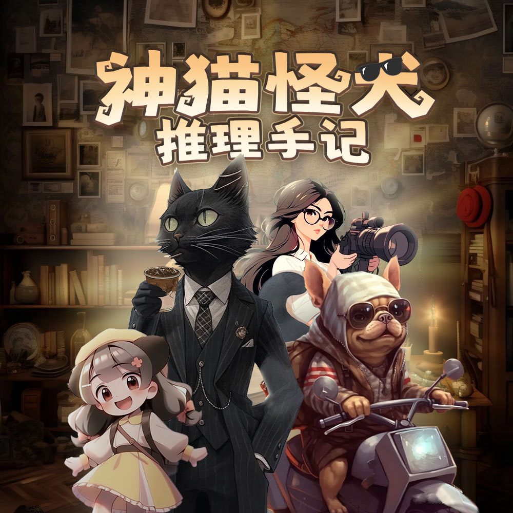 神猫怪犬爆笑大乱斗丨儿童侦探冒险推理探案
