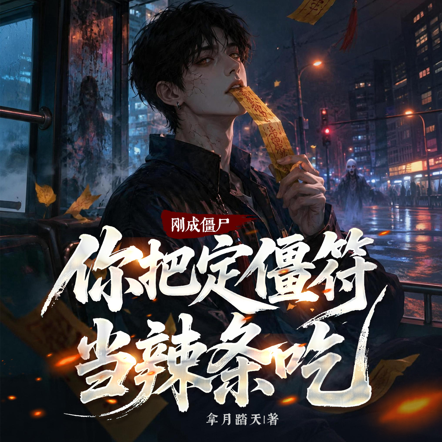 刚成僵尸，你把定僵符当辣条吃？