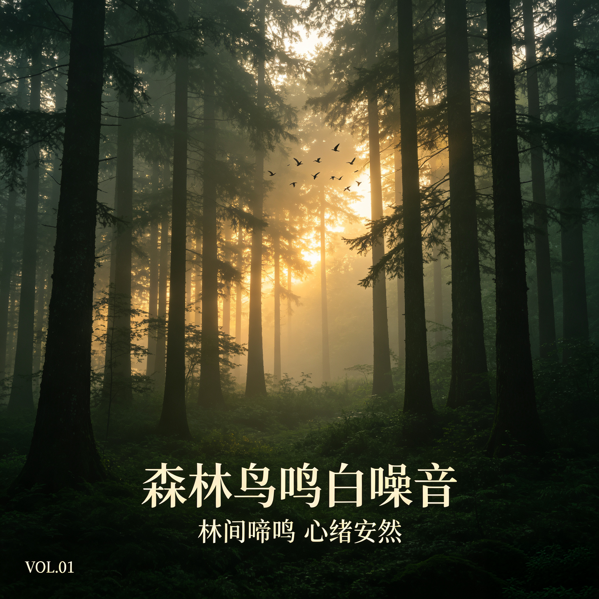 森林鸟鸣白噪音 | 林间啼鸣 |心绪安然