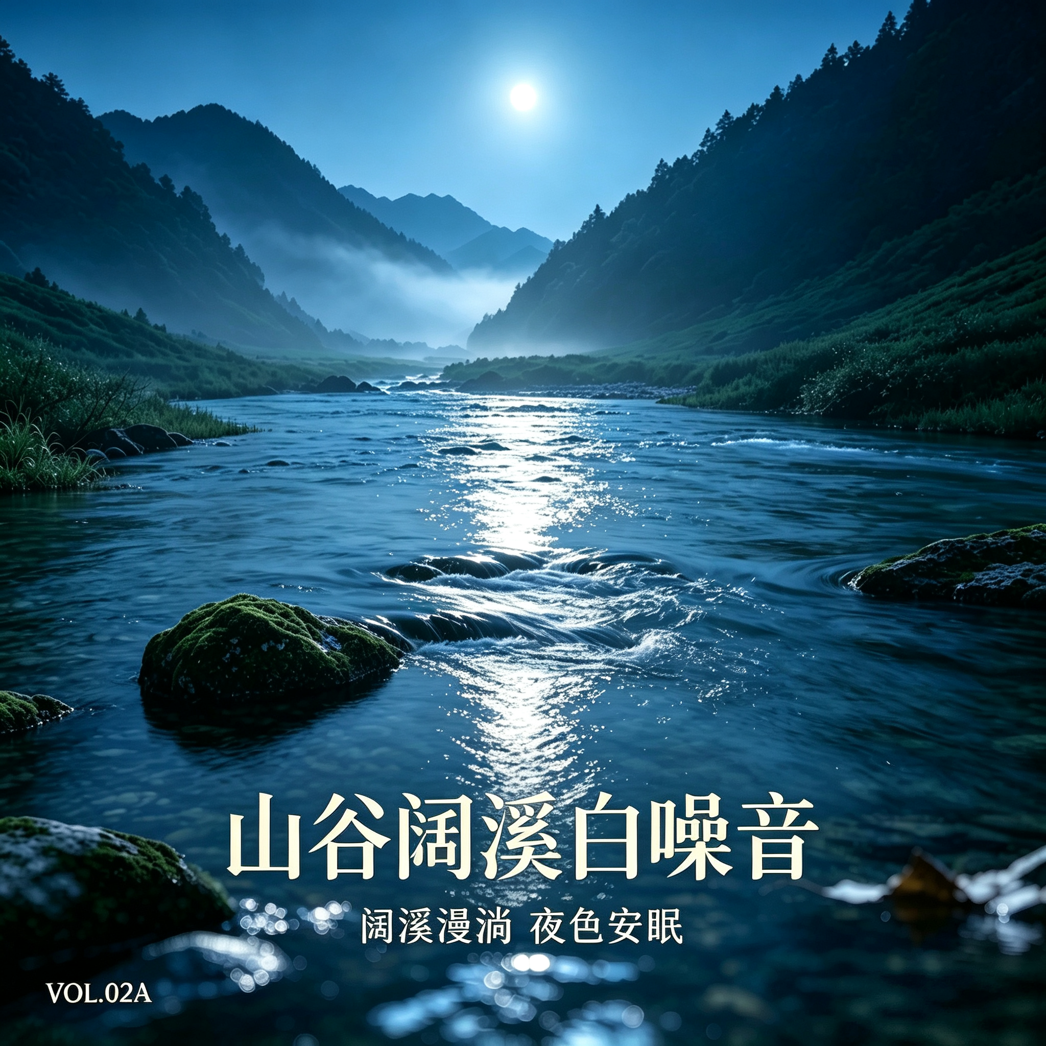 山谷阔溪白噪音 | 阔溪漫淌 |夜色安眠