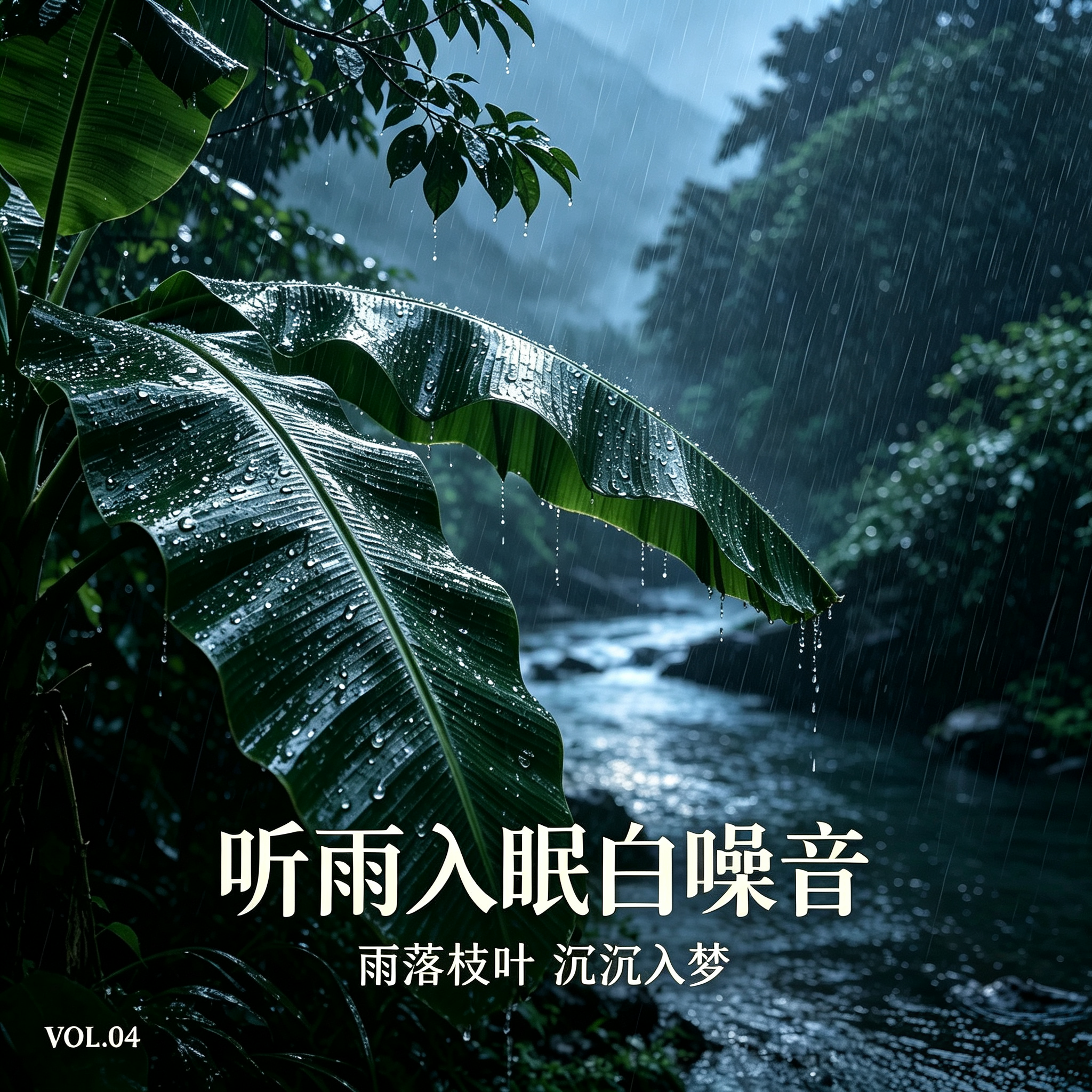 听雨入眠白噪音 | 雨落枝叶 |沉沉入梦