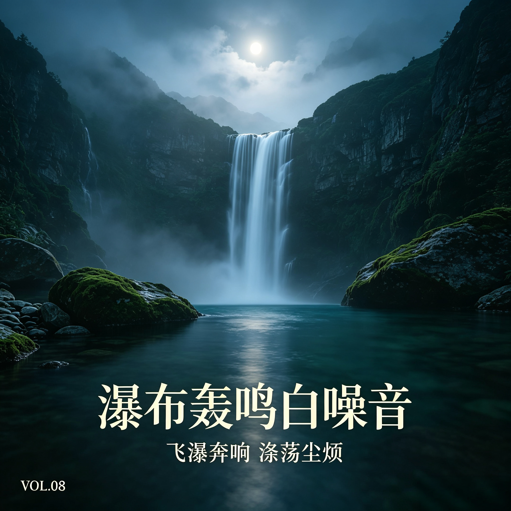 瀑布轰鸣白噪音 | 飞瀑奔响 |涤荡尘烦