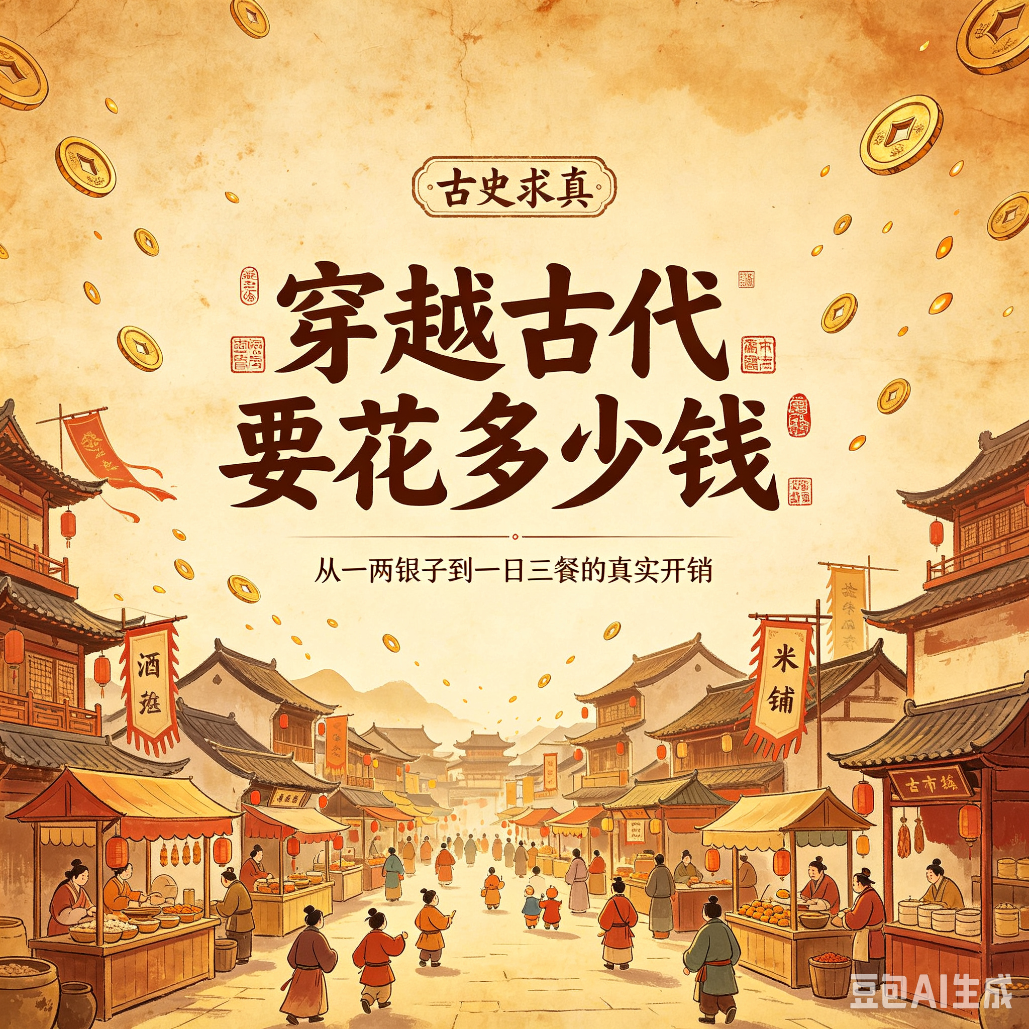 古史求真：穿越古代要花多少钱