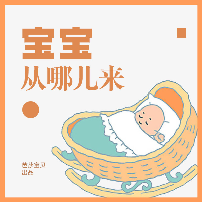 红贝壳科学童话绘本系列-宝宝从哪儿来