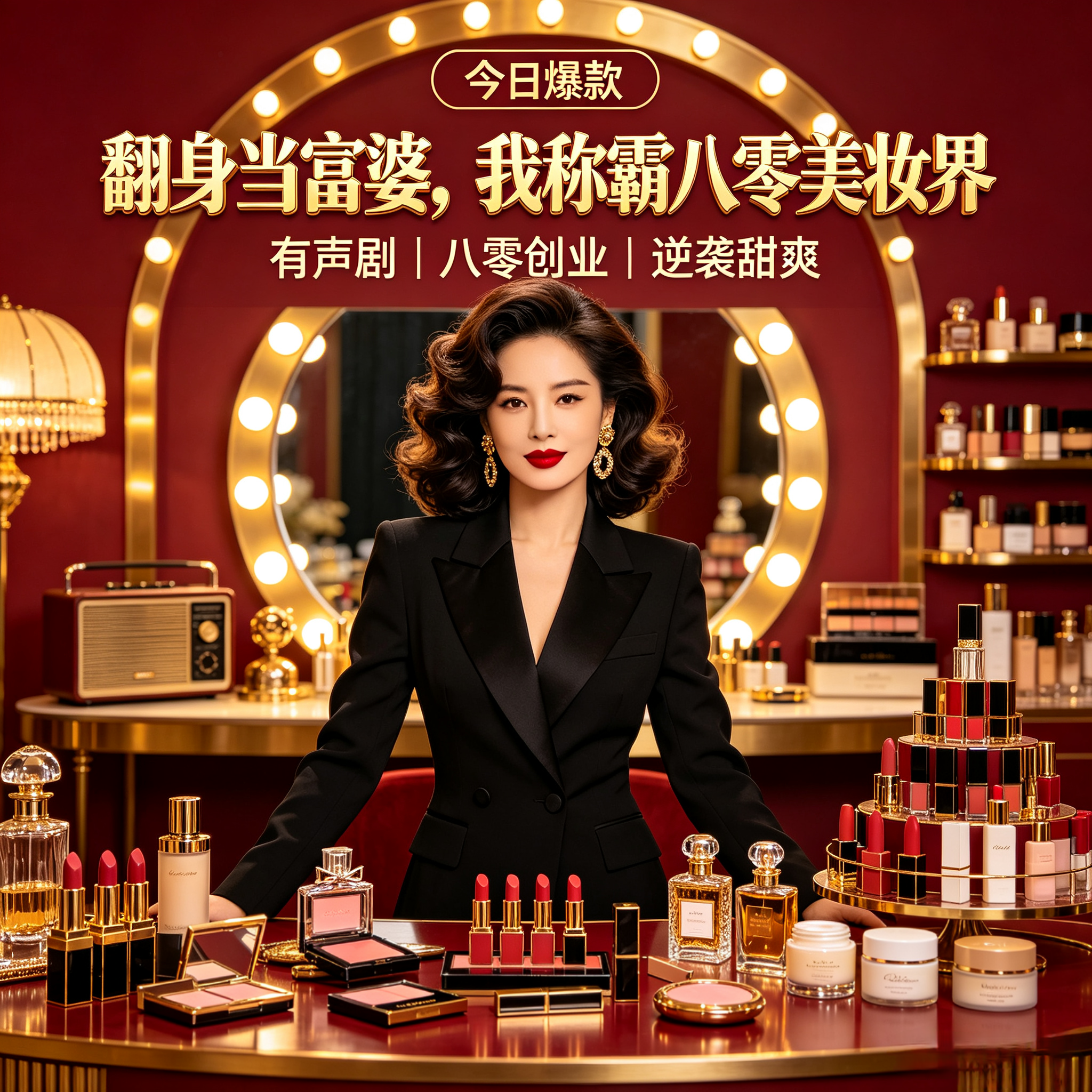 翻身当富婆，我称霸八零美妆界