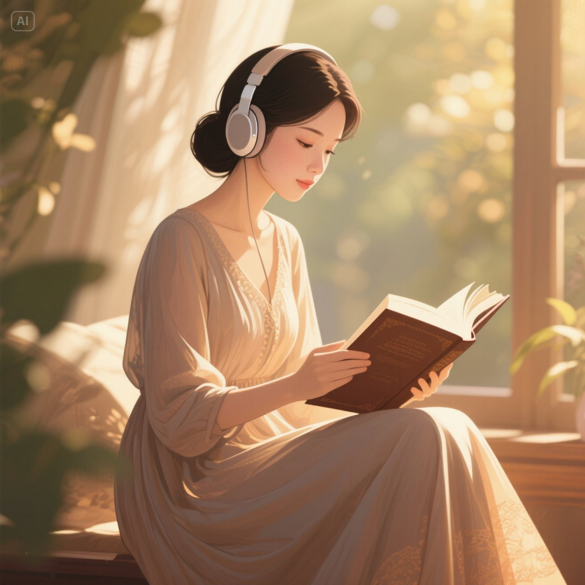 手绘书美 书海听心