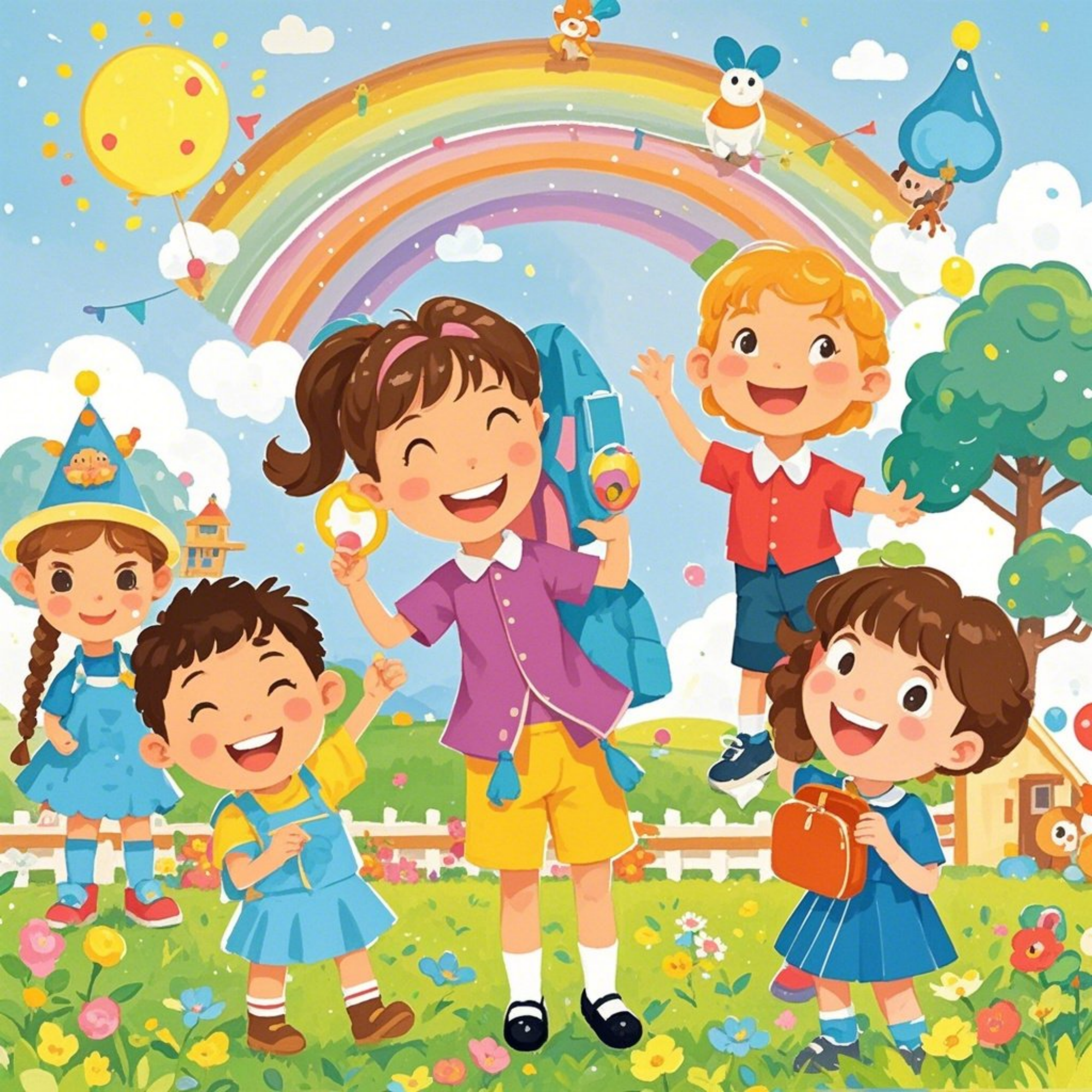 孩童著书国学启蒙儿歌童谣