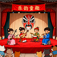 彩虹兔早班童话故事