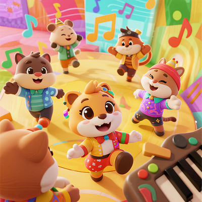 彩虹兔儿歌宝宝绘本故事