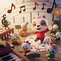 可爱猫儿歌0-6岁儿童故事