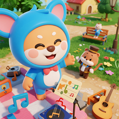 笨笨熊儿歌幼儿园早班儿童故事