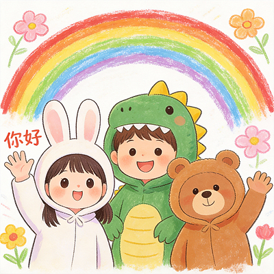 萌娃趣味晚安故事