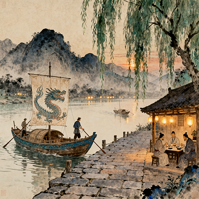 探秘明代画家杜琼：艺术与人生的深度解读