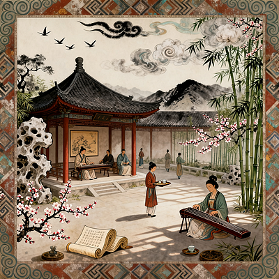探寻晋朝奇人阮咸：从竹林逸士到音乐传奇