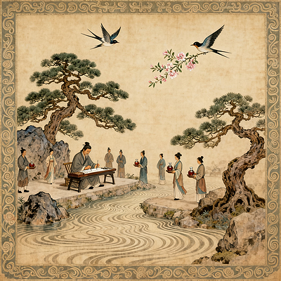 探寻元代画家姚廷美的艺术世界第4期