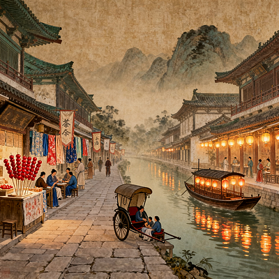 探寻元代画坛：名家与名作的艺术之旅
