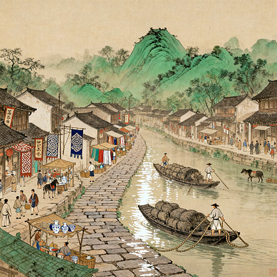 探寻古代文化商业传奇：从书卷到珍宝的商途