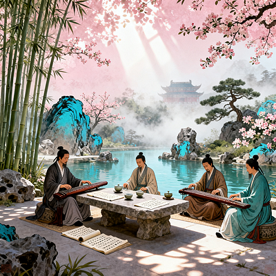 探寻明代画家谢时臣的艺术世界第3期