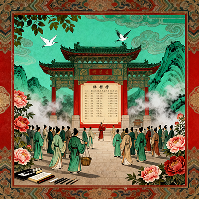 探寻明代画家谢时臣的艺术世界第2期