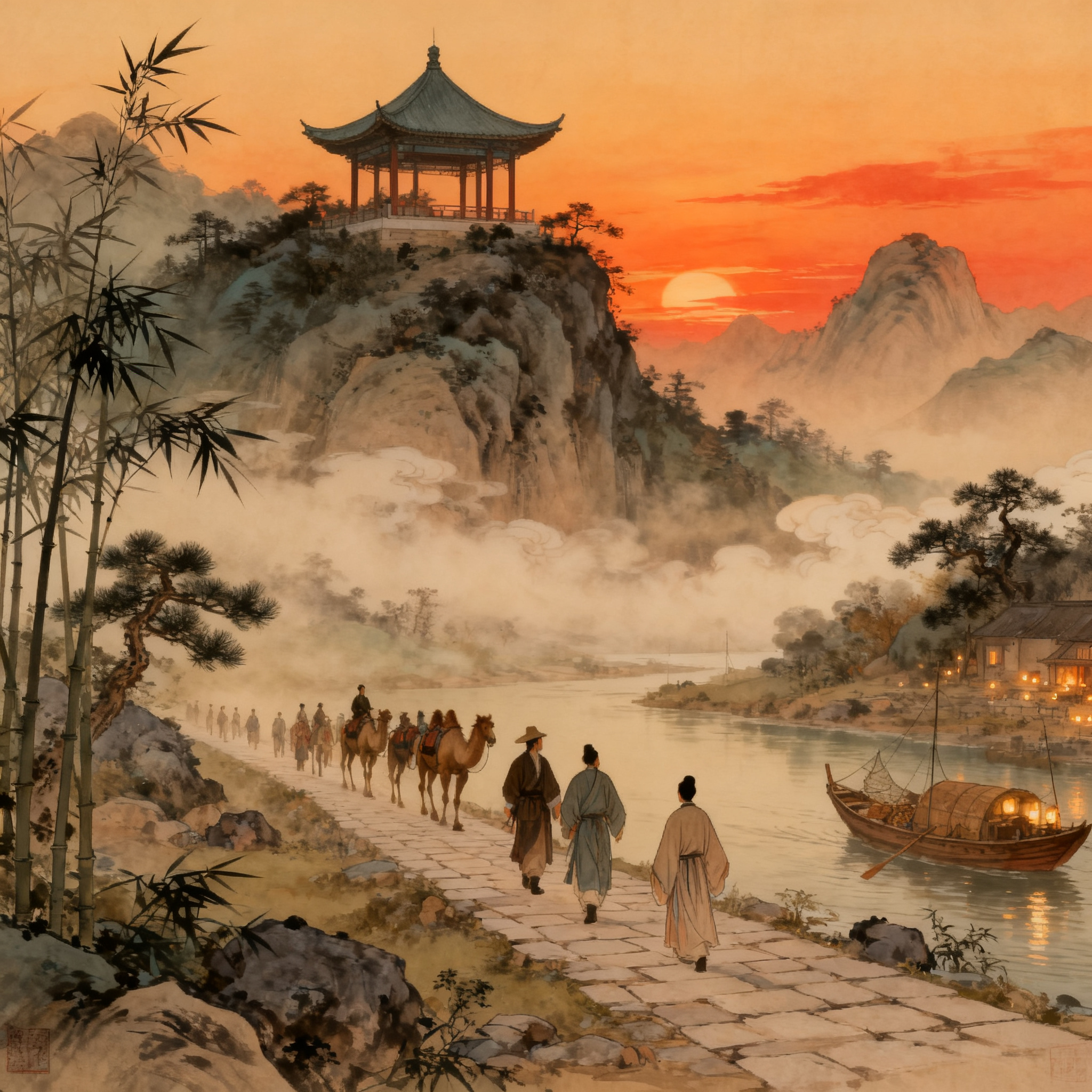 探寻明代画家陈古白的艺术世界5期