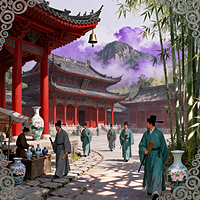 探寻明代画家张鸿的艺术世界5期