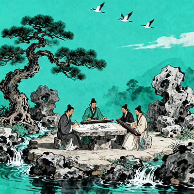 探寻明代画家钱贡的艺术世界5期