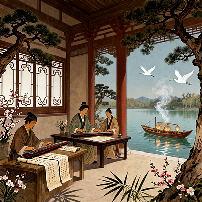 隋唐画韵：名家笔下的时代风华第94期