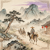 隋唐画韵：从展子虔到韩择木的艺术探秘