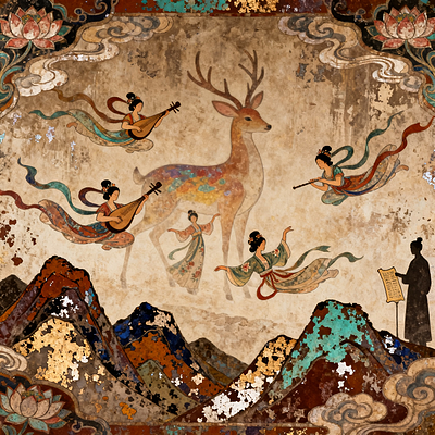 探秘元代画坛：王渊的艺术世界