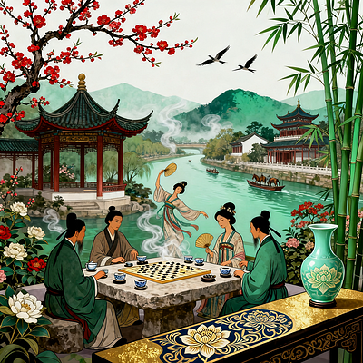 隋唐画韵：名家笔下的时代风华第88期